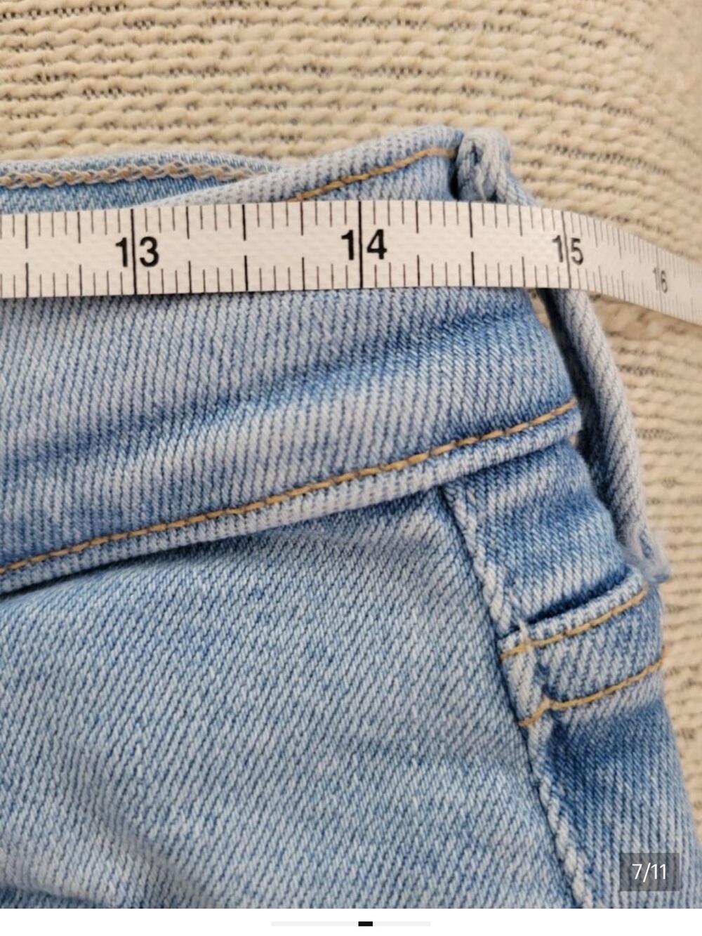 MOTHER Light Blue Mid Rise Dazzler Ankle Jeans - Picture 5 of 11